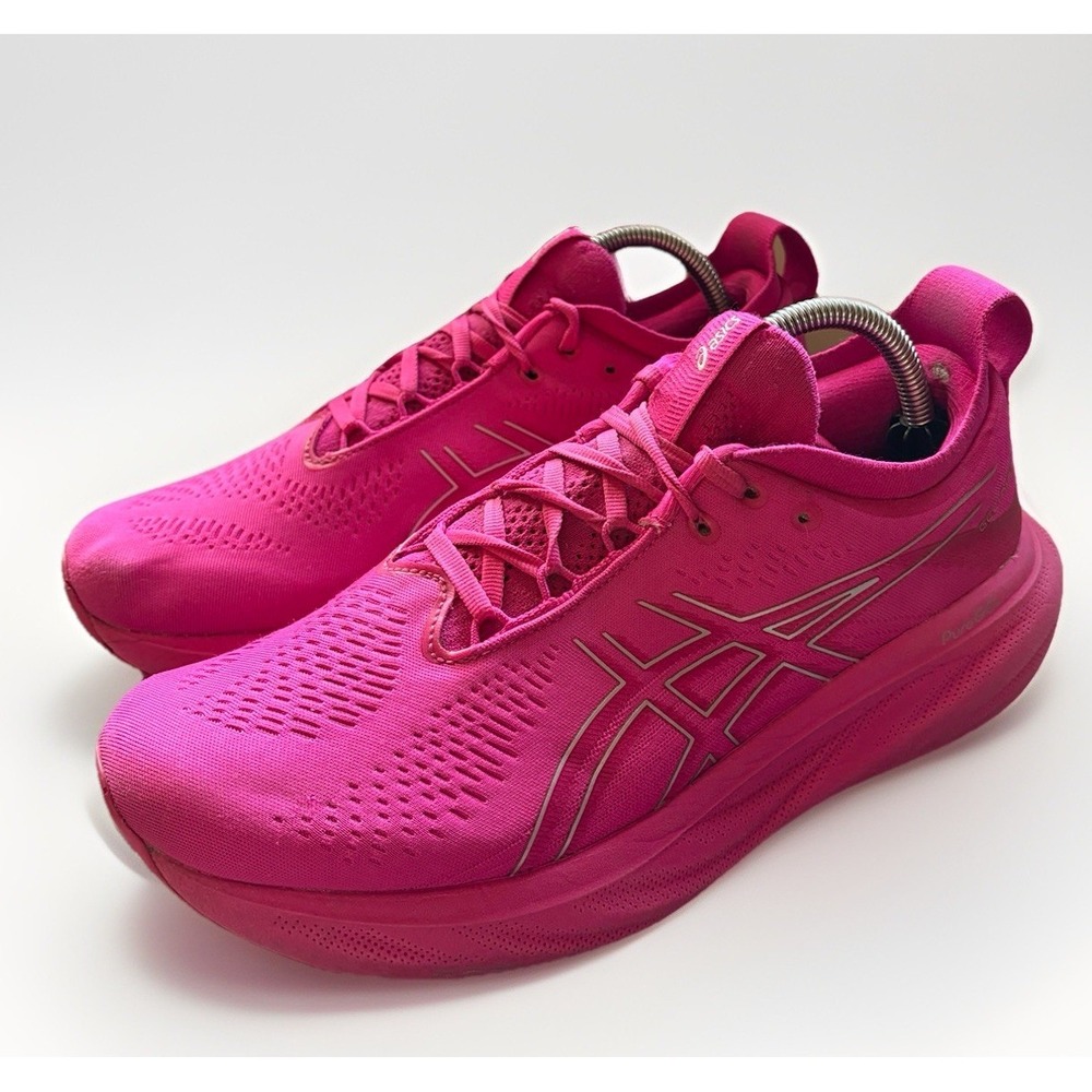 ASICS Women's Gel-Nimbus 25 Running Shoes Pink Rave Neutral Sneaker Size 10